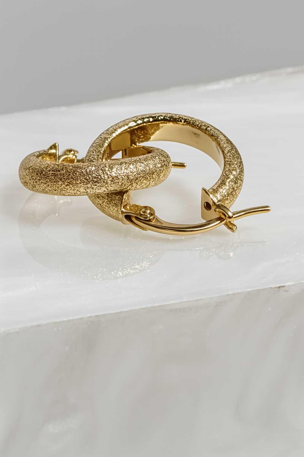 The Miriam 18K Gold Hoops Earrings