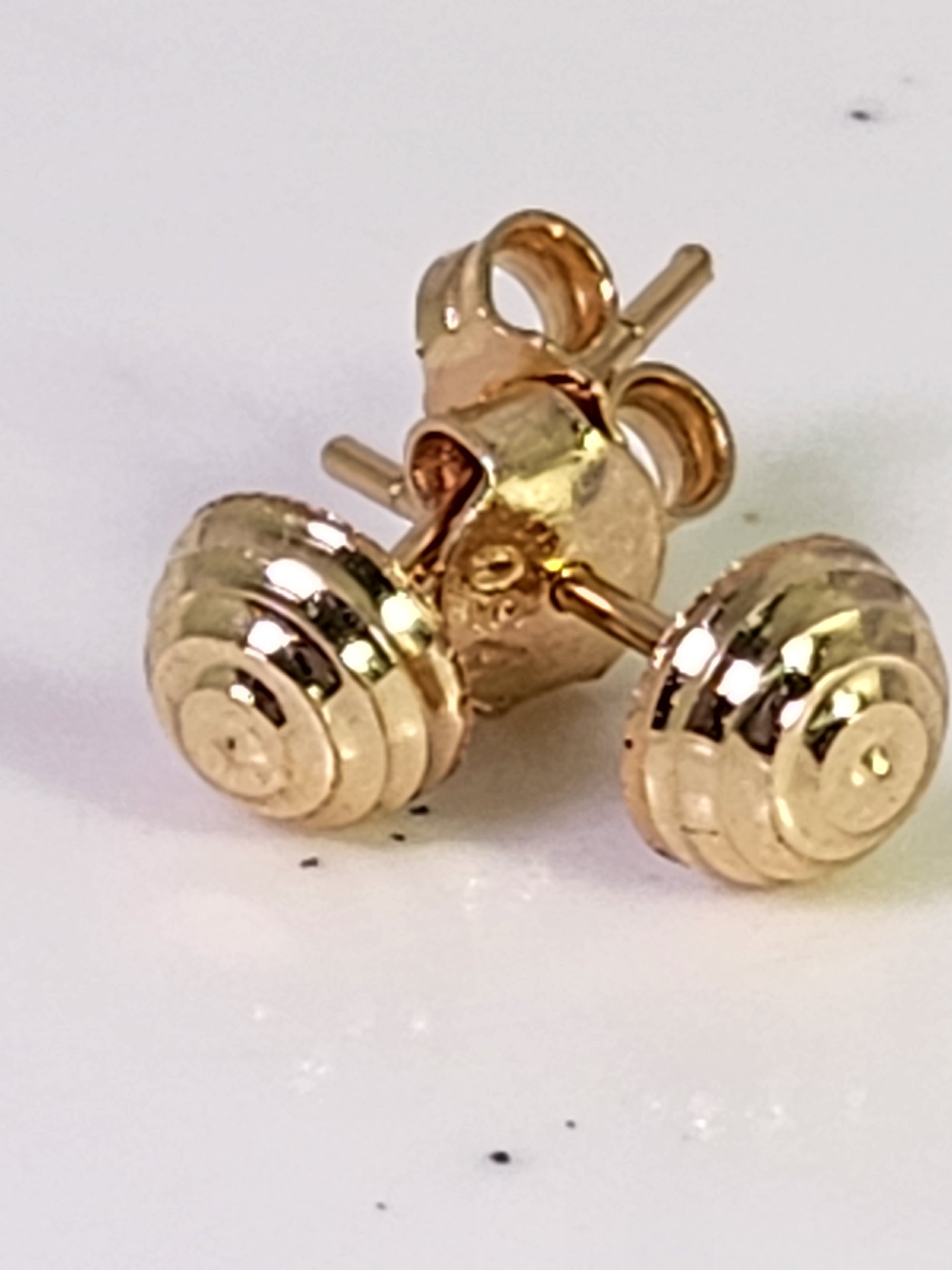 The Zara 18K Gold Shell Stud Earrings
