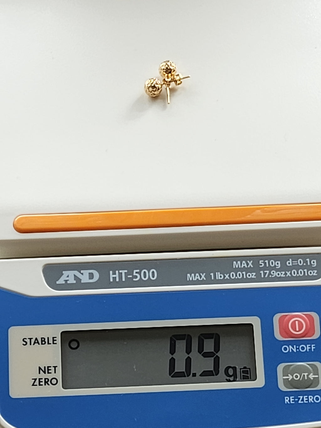 The Dinah 18K Gold Ball Stud Earrings