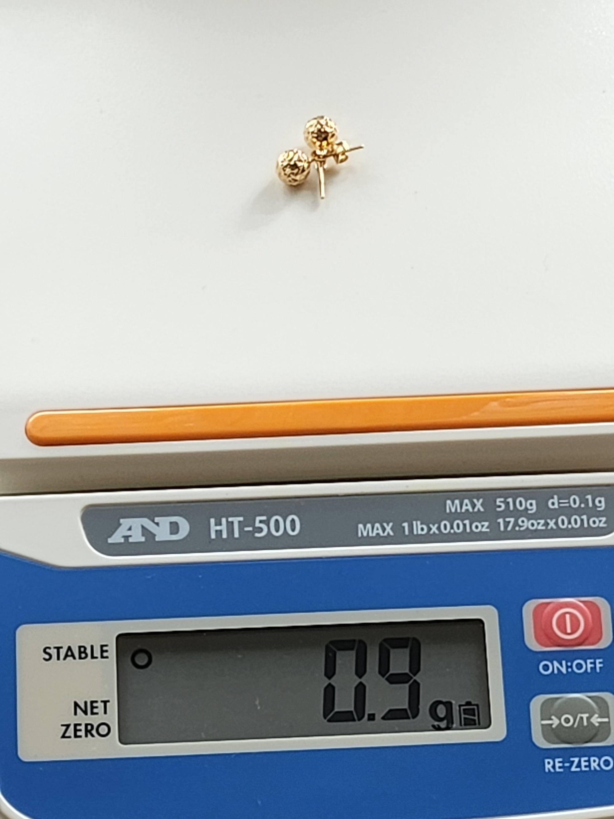 The Dinah 18K Gold Ball Stud Earrings