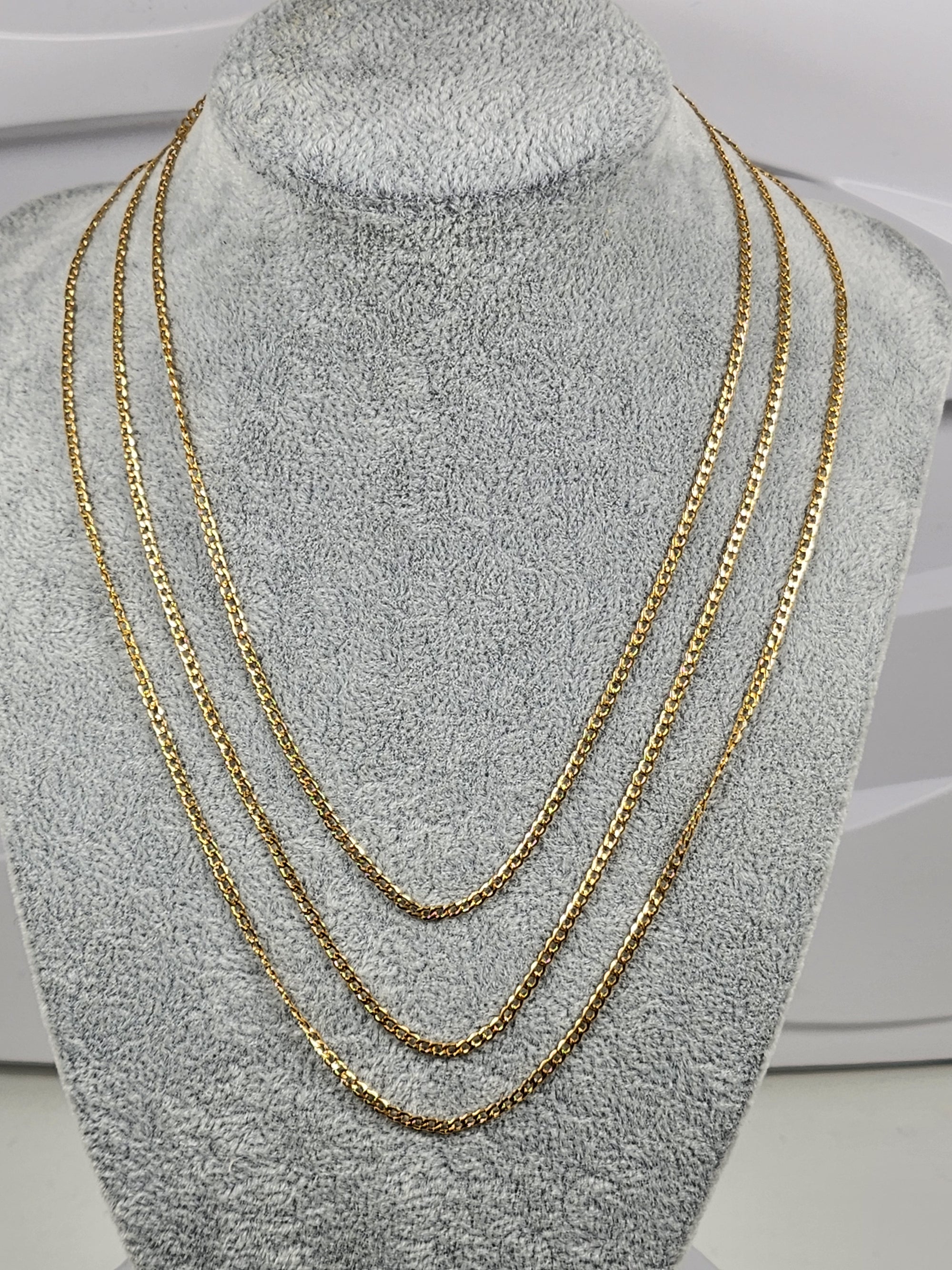 The Avigail 18K Gold Curb Chain Necklace