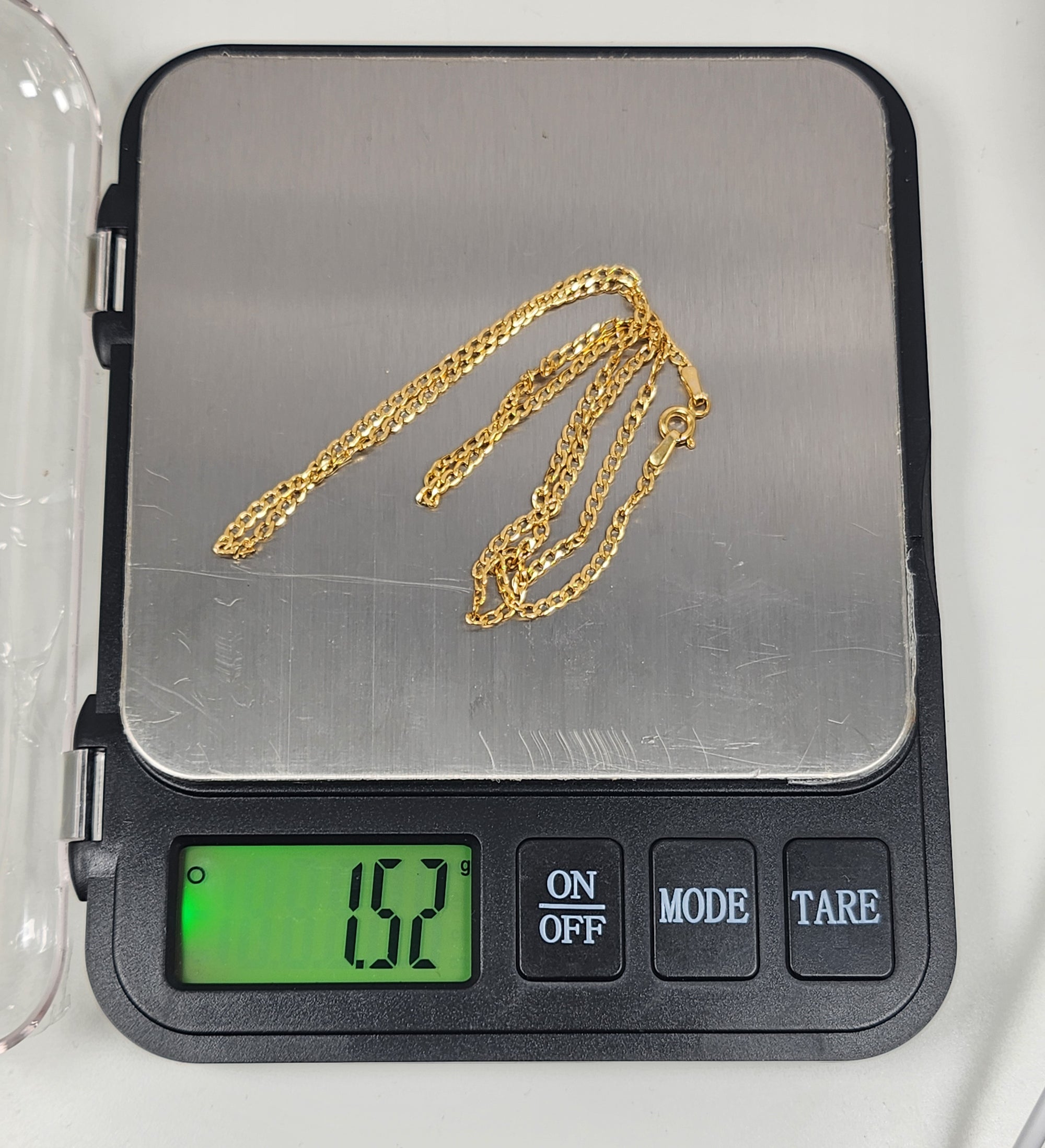 The Avigail 18K Gold Curb Chain Necklace