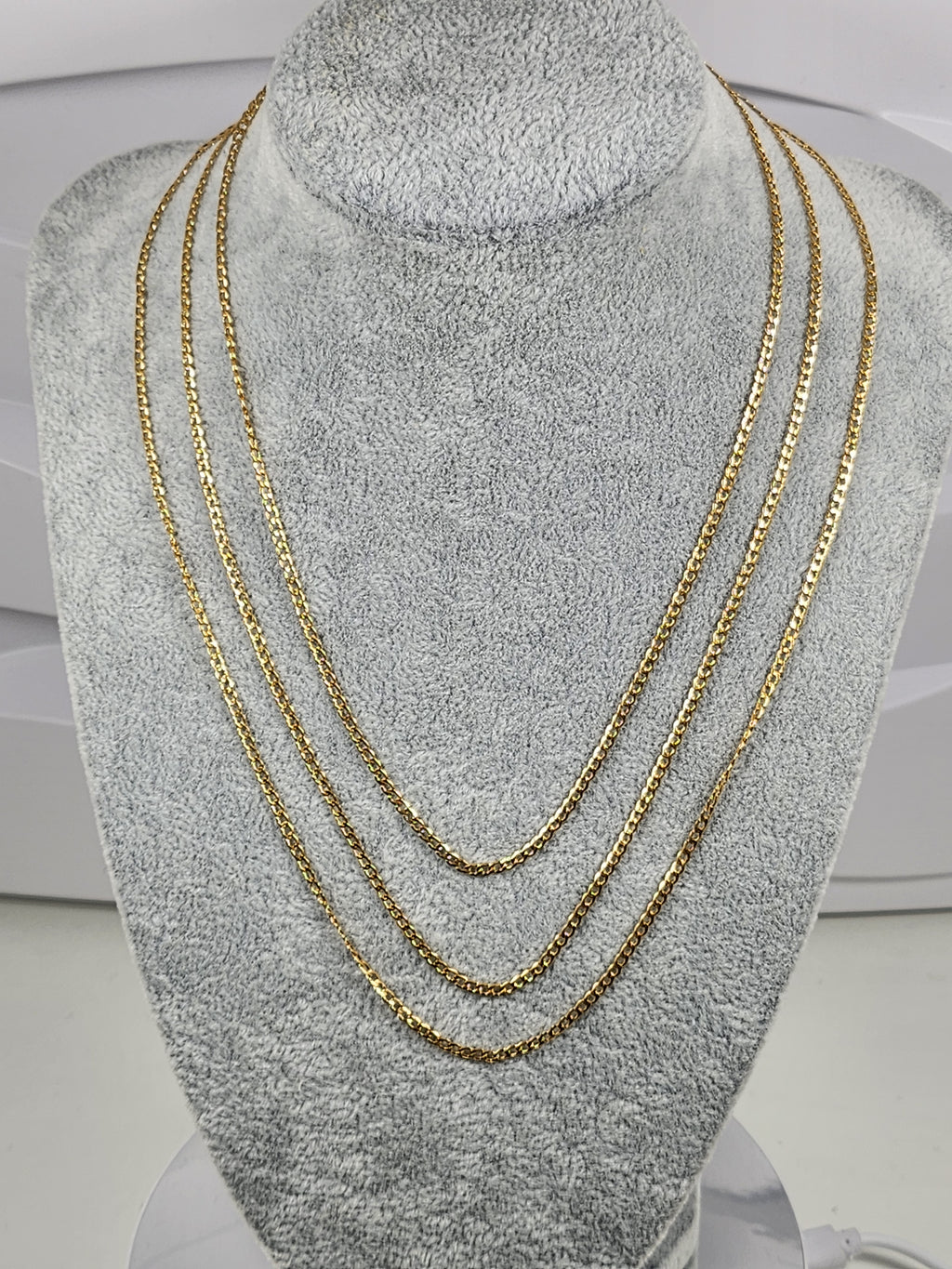 The Avigail 18K Gold Curb Chain Necklace
