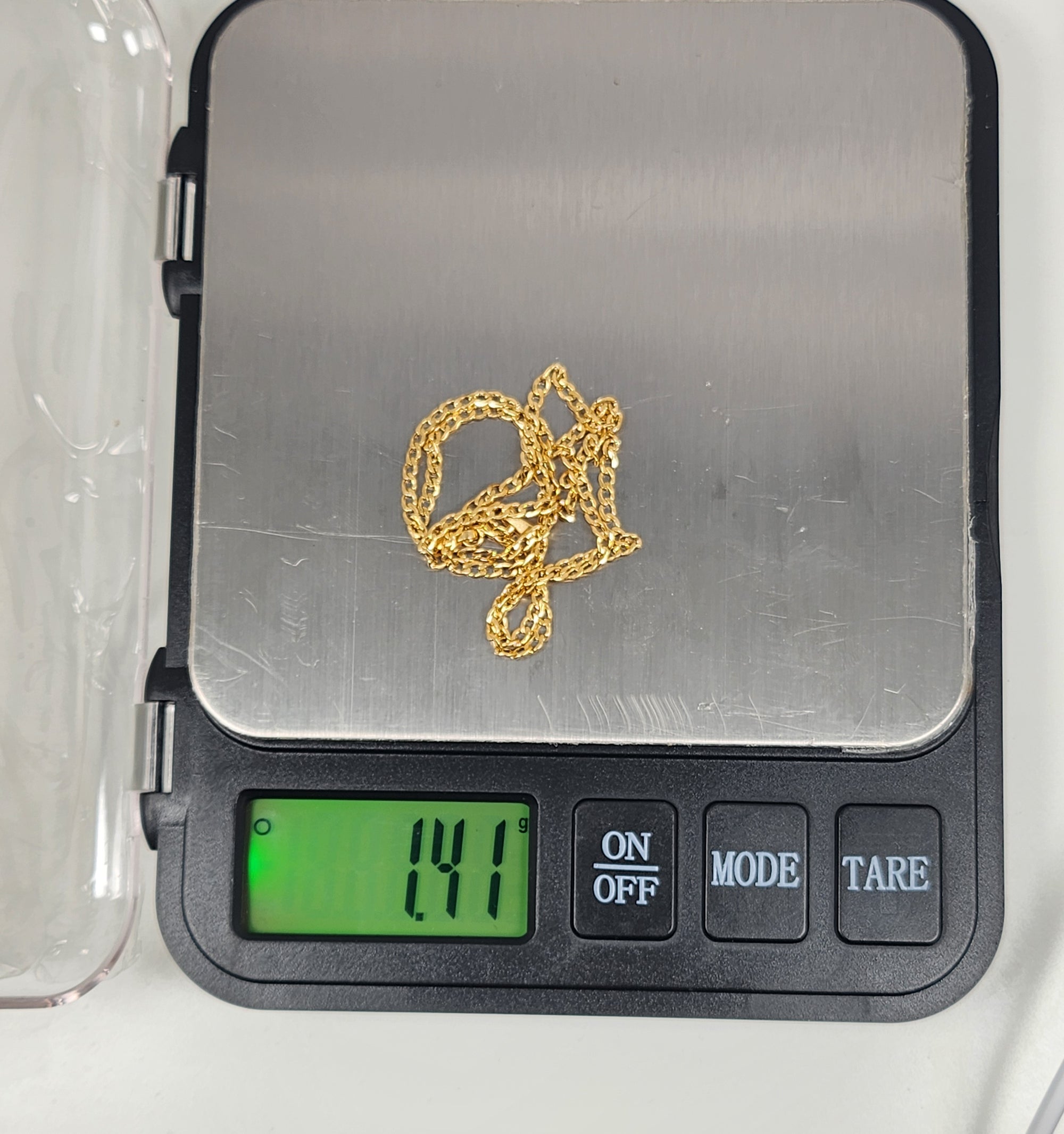 The Avigail 18K Gold Curb Chain Necklace